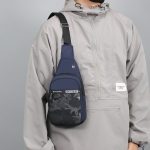 Wholesale Men Fashion Casual Commuter Nylon Chest Bag - Image 3