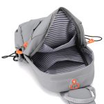 Wholesale Men Fashion Casual Basic Commuter Nylon Chest Bag - Image 4