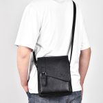 Wholesale Men Casual Basic Commuter Zipper PU Crossbody Bag - Image 3
