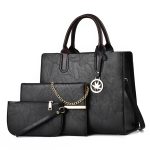 Wholesale Women Fashion Retro Large Capacity Chain Handbag Three-Piece Set - Image 4
