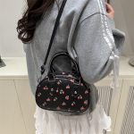 Wholesale Women Fashion Casual Cherry Printed Shoulder Bag - Image 4