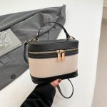 Wholesale Fashion Cylinder Stitching Color Shoulder Bag - Image 3