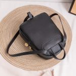 Wholesale Women Fashion Casual Solid Color Embroidered Mini Backpack - Image 3