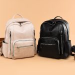 Wholesale Women Simple Large Capacity Pu Backpack