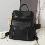 Wholesale Women Fashionable Contrast Color Outdoor Travel Backpack - Image 4