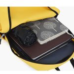 Wholesale Fashion Casual Simple Solid Color Waterproof Reflective Strip Backpack - Image 5