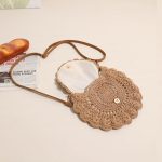 Bohemian Casual Woven Shoulder Bag - Image 4