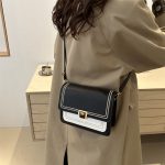 Wholesale Vintage Contrast Square Shoulder Bag - Image 5