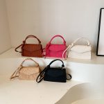 Simple Fashion Flip Print Square Shoulder Bag - Image 6