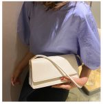 Women Fashion Casual Solid Color Small Square Shoulder Bag - Image 3