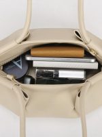 Women Fashion Casual Solid Color Cloud Handbag - Image 3