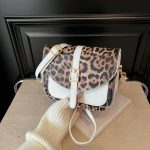 Women Fashion Elegant Leopard Shoulder Bag - Image 3