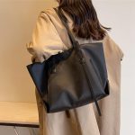 Wholesale Women Fashion Casual Oxford Cloth Large Capacity Tote Bag - Image 4