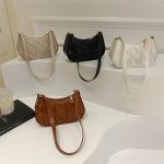 Wholesale Women'S Solid Color Simple Shoulder Bag - Image 4