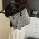 Wholesale Vintage Large Capacity Printed Tote Bag Sets - Image 4