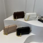 Wholesale Women Fashion Metal Chain Underarm Bag - Image 4