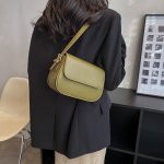 Wholesale Women Fashion Flap Portable Underarm Saddle Bag - Image 4