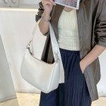 Wholesale Women Soft Leather Underarm Shoulder Bag - Image 4