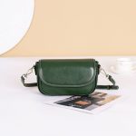 Wholesale Women Retro Simple Leather Messenger Bag - Image 2
