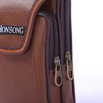Wholesale Men Vertical Mobile Phone Bag Double-Layer Zipper Coin Purse - Image 2