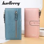 Wholesale Women Long Buckle Wallet Multifunctional Fashion Mobile Phone Bag Zipper Coin Purse - Image 3