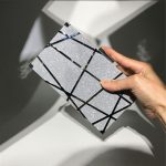 Wholesale Women Chic Irregular Stripe Pattern Sequin Clutch Square Evening Bag - Image 4