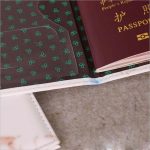 Wholesale Fashion Passport Cover PU Marble Style Travel ID Credit Card Passport Holder Purse Bag - Image 4