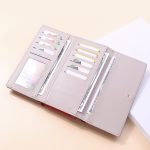 Wholesale Women Fashion Retro Lace Button Oil Wax Leather Long Coin Purse - Image 4