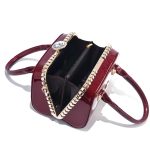 Women Fashion Casual Solid Color Small Square Handbag - Image 4