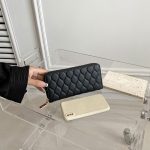 Women Fashion Diamond Indentation Long Coin Purse - Image 3