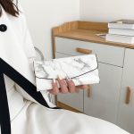 Wholesale Women Fashion Glossy Marble Multi-Slot Trousers Coin Purse - Image 3