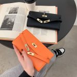 Wholesale Women Fashion Tri-Fold Platinum Heavy Industry Wallet Coin Purse - Image 3