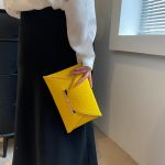 Women Fashion Personality Solid Color Clutch Bag - Image 3