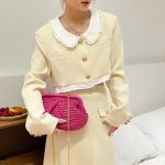 Women Fashion Casual Solid Color Knitted Chain Clutch Crossbody Bag - Image 2