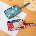 Women Fashion Floral Print Zipper Mini Purses - Image 3