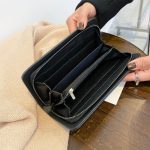 Wholesale Women Fashion Gothic Rivet Skull Long Multi Card Ports Purses - Image 3