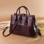 Women Fashion Casual Crocodile Pattern Handbag - Image 4