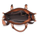 Women Fashion Casual Solid Color Large-Capacity Handbag - Image 5