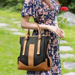 Wholesale Women Fashion Casual Contrast Color Large-Capacity Handbag - Image 5