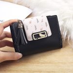 Leaf Women Clutch Tassel Pendant Wallet - Image 3