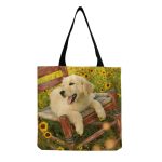 Wholesale Personalized Large-Capacity Cute Pet Dog Printing Shopping Bag - Image 29