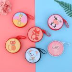 Wholesale Women Fashion Casual Cute Cartoon Print Round Zipper Wallets - Image 17