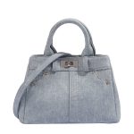 Women Fashion Casual Retro Washed Denim Handbag - Image 4