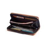 Men Fashion Casual Solid Color Long Large Capacity Purse - Image 4