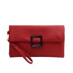 Wholesale Fashion Simple Casual Solid Color Flap Clutch Bag - Image 5