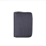 Men Solid Color Short Zipper Wallet - Image 4