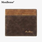 Men Frosted Color Blocking Three Fold Coin Wallet - Image 5