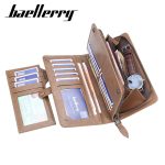 Retro Business Men Wallet Large Capacity Multifunctional Zipper Mobile Phone Bag Clutch Bag - Image 4