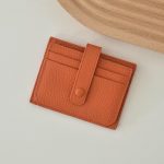 Women Fashion Solid Color Thin Small Card Holder Multifunctional Pu Wallet - Image 4