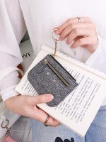 Women Fashion Solid Color Mini Card Holder Wallet - Image 4